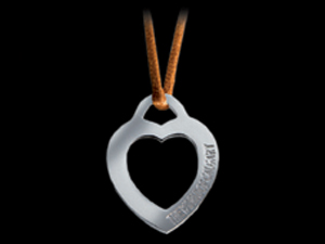 Silver plated pendants with necklace
